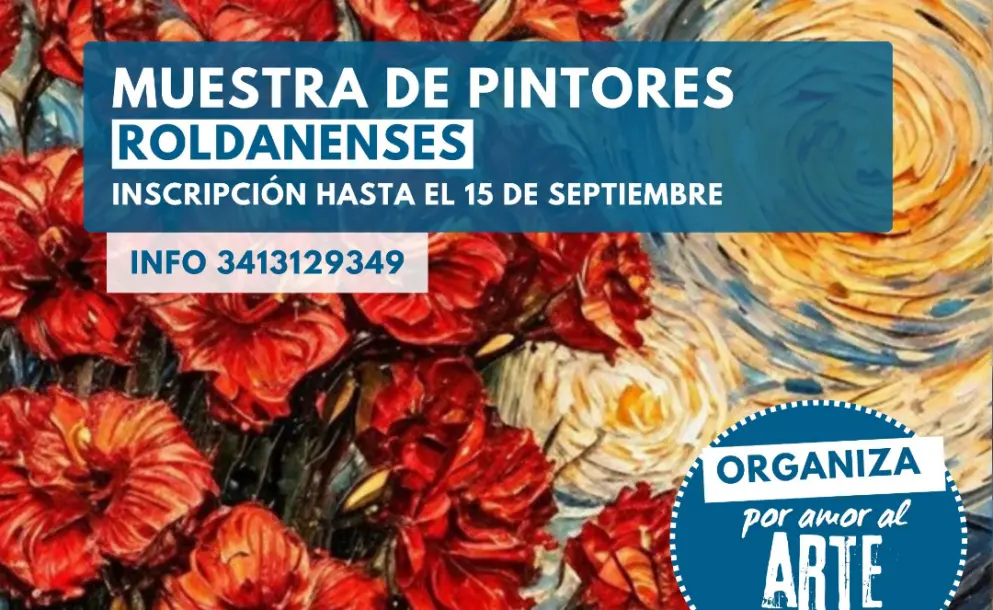 ROLDÁN CELEBRARÁ EL TALENTO LOCAL CON MUESTRA DE PINTURA