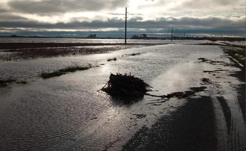 SANTA ROSA: A SU PASO DEJÓ MÁS DE 100 MM DE LLUVIA EN ROLDÁN