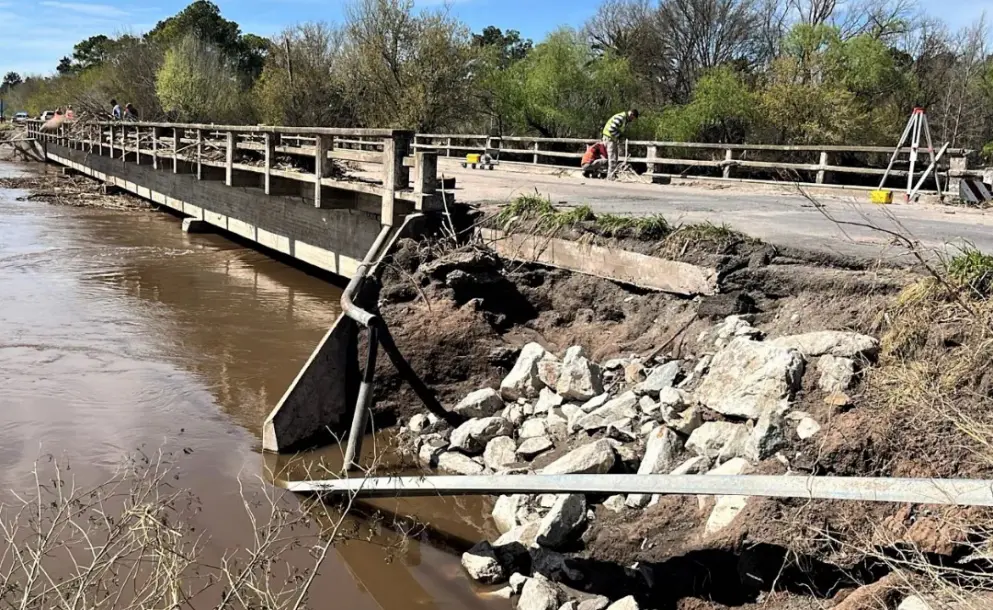 VIALIDAD NACIONAL REPARARÁ EL PUENTE DE LA EX RUTA 9 SOBRE EL RÍO CARCARAÑÁ