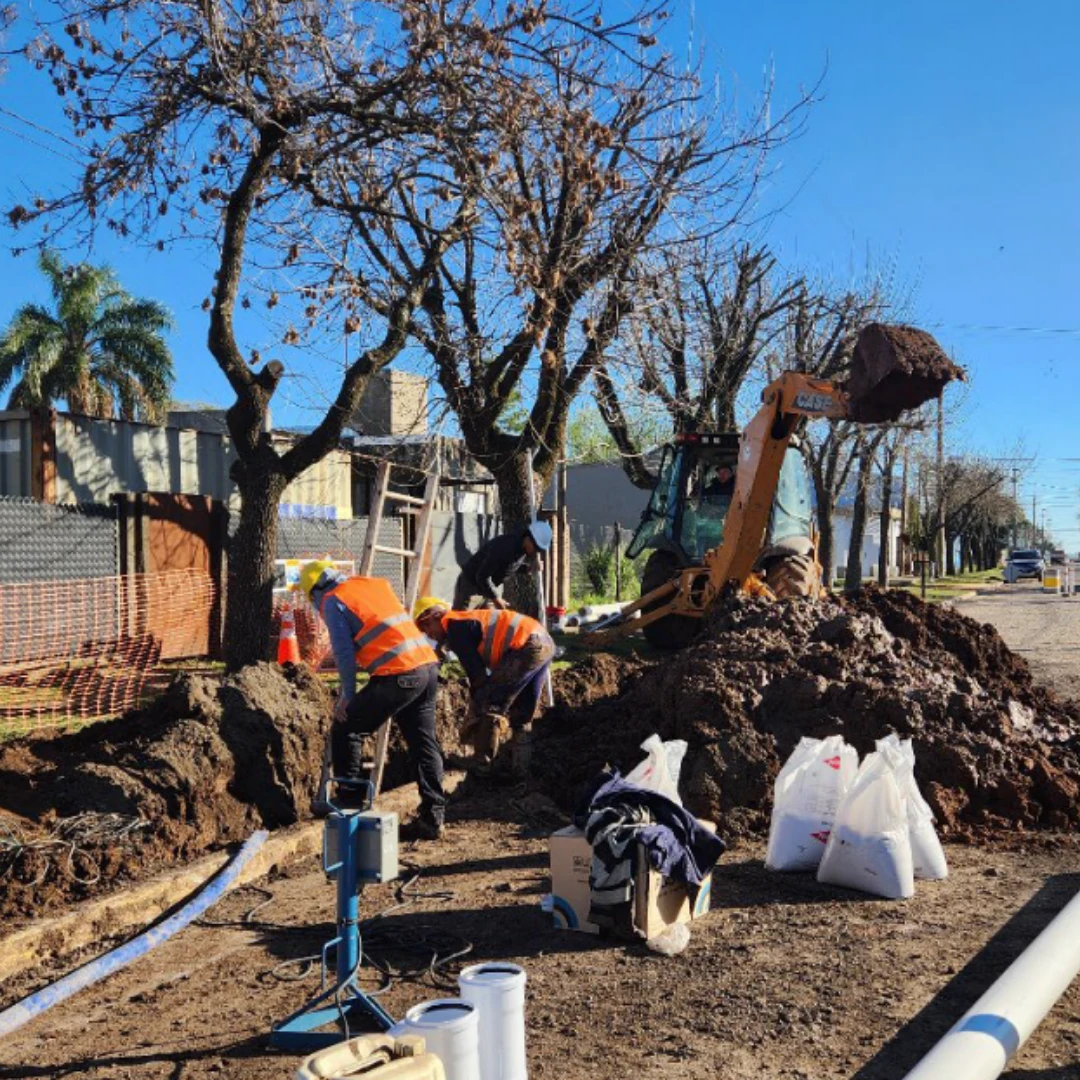 SAN JERONIMO SUD AVANZA LA OBRA DE INFRAESTRUCTURA QUE ALCANZA 56 CUADRAS