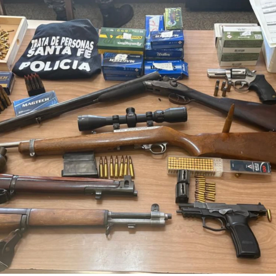 DOS DETENIDOS EN CASILDA TRAS ALLANAMIENTOS POR DELITOS SEXUALES Y TENENCIA DE ARMAS