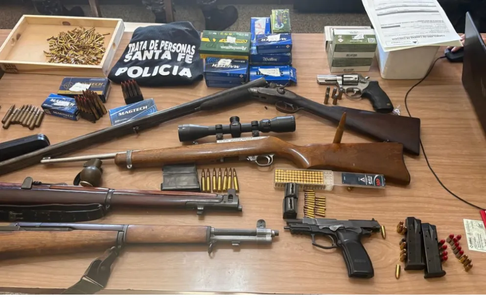 DOS DETENIDOS EN CASILDA TRAS ALLANAMIENTOS POR DELITOS SEXUALES Y TENENCIA DE ARMAS