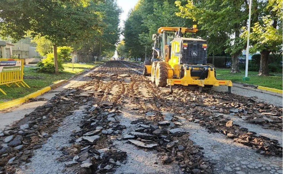SAN JERÓNIMO AVANZA CON OBRAS VIALES Y CLOACAS EN TODA LA LOCALIDAD