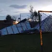 FUERTE TORMENTA EN ROLDÁN: HUBO VOLADURA DE TECHO Y SEIS HORAS SIN LUZ