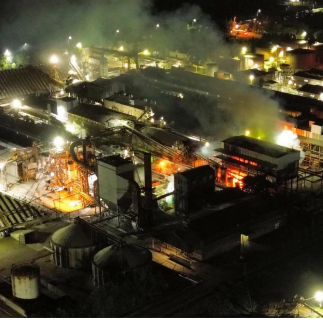 RICARDONE: UN INCENDIO EN VICENTIN OBLIGÓ A EVACUAR A TODO EL PERSONAL