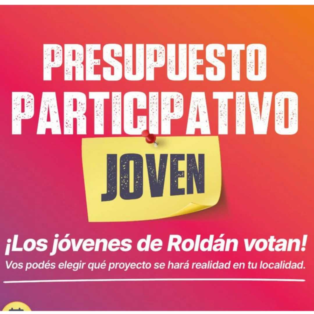 ROLDÁN REALIZA UNA NUEVA VOTACIÓN ABIERTA PARA DEFINIR OBRAS PENSADAS POR JÓVENES