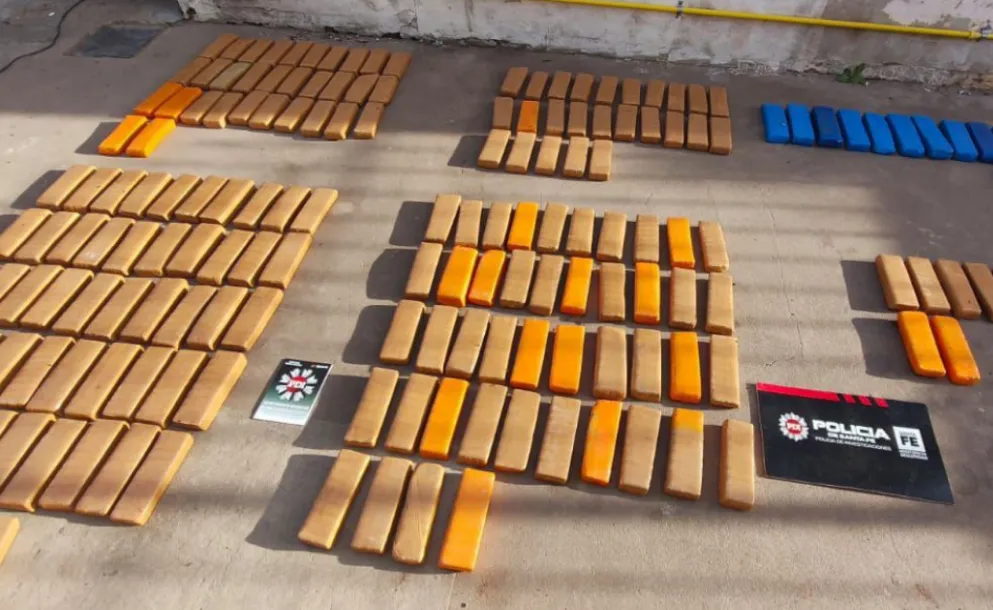 UNA DENUNCIA POR ABIGEATO TERMINÓ CON MÁS DE 100 KILOS DE MARIHUANA SECUESTRADOS