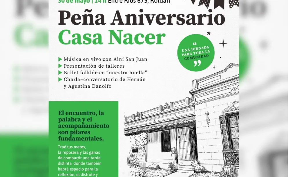 CASA NACER CUMPLE UN AÑO Y LO CELEBRA CON UNA JORNADA ABIERTA A LA COMUNIDAD