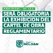 A PARTIR DEL 1° DE JULIOOBRAS SIN CARTEL REGLAMENTARIO PODRÁN SER MULTADAS 