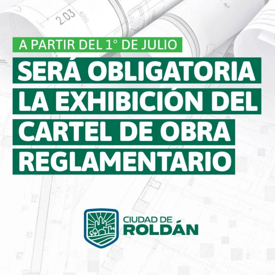 A PARTIR DEL 1° DE JULIOOBRAS SIN CARTEL REGLAMENTARIO PODRÁN SER MULTADAS 