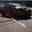 GRAVE ACCIDENTE EN SAN JERÓNIMO SUD: UNA CAMIONETA IMPACTÓ CONTRA UN CAMIÓN DETENIDO