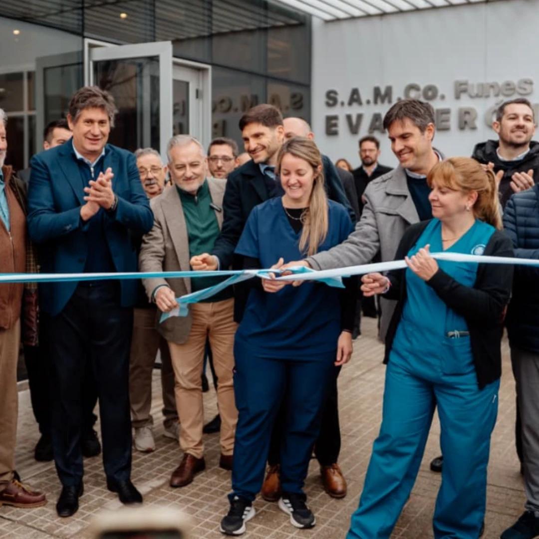 GESTIÓN: PULLARO Y SANTACROCE INAUGARON EL ESPERADO HOSPITAL SAMCO DE FUNES