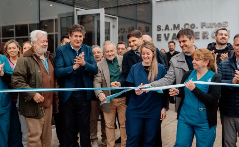 GESTIÓN: PULLARO Y SANTACROCE INAUGARON EL ESPERADO HOSPITAL SAMCO DE FUNES