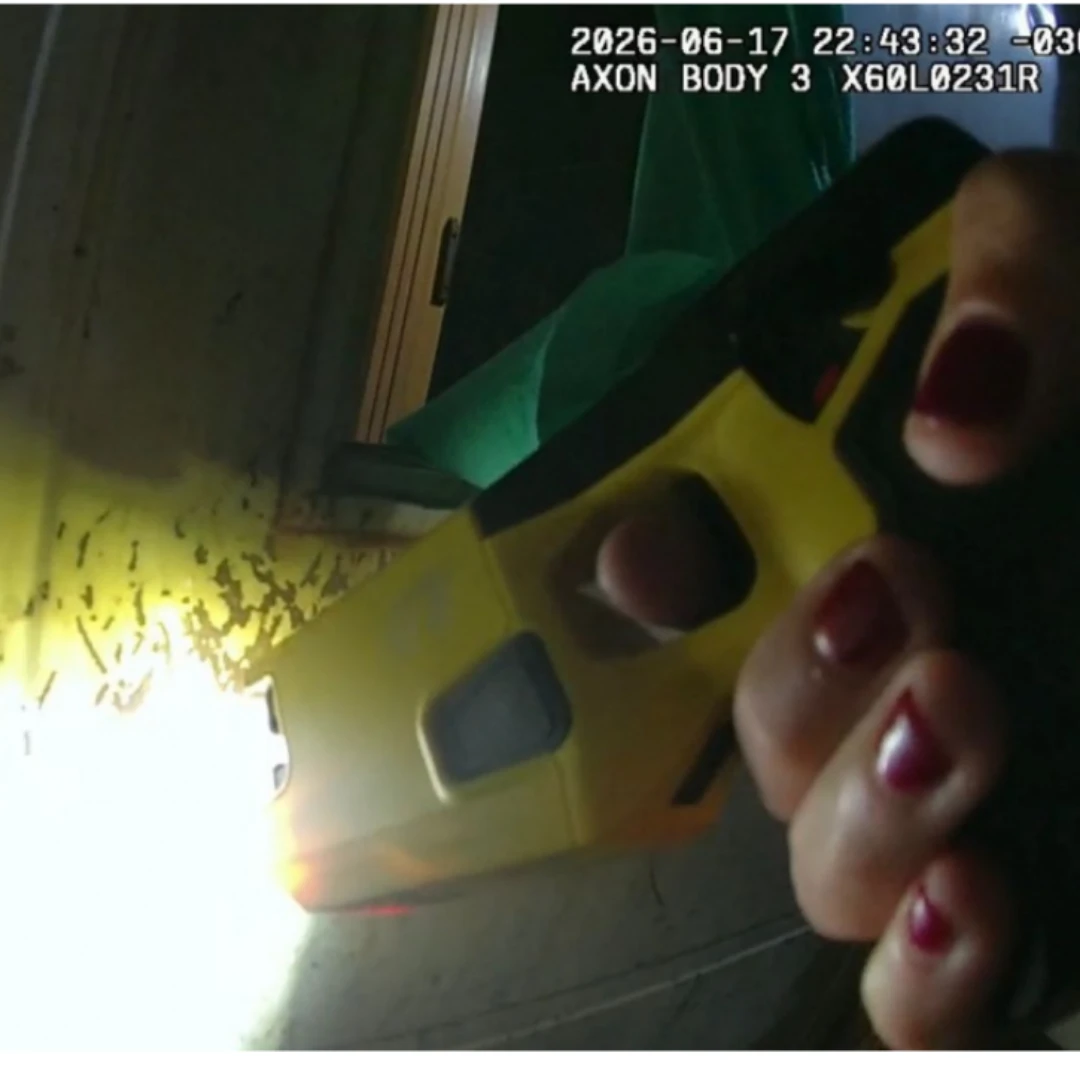 VGG: UN HOMBRE ATRINCHERADO CON UN CUCHILLO FUE REDUCIDO CON UNA TASER