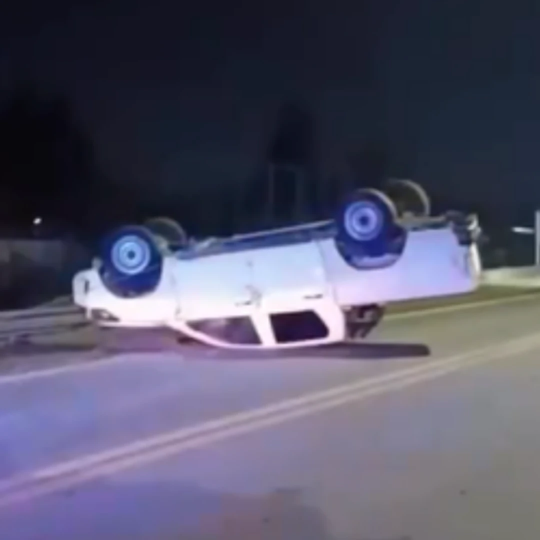 ESPECTACULAR VUELCO EN FUNES: LA ALCOHOLEMIA DIO POSITIVA TRAS EL ACCIDENTE