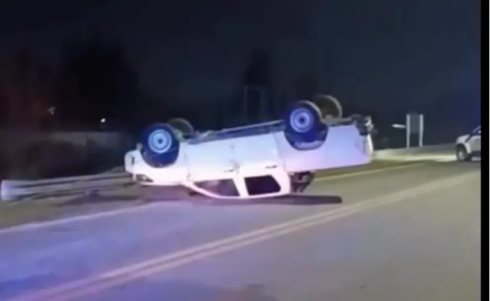 ESPECTACULAR VUELCO EN FUNES: LA ALCOHOLEMIA DIO POSITIVA TRAS EL ACCIDENTE