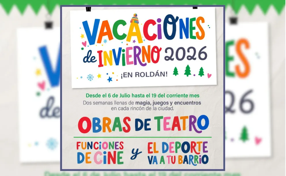 VACACIONES DE INVIERNO EN ROLDÁN: TEATRO, CINE, FERIAS Y DEPORTES PARA TODA LA FAMILIA