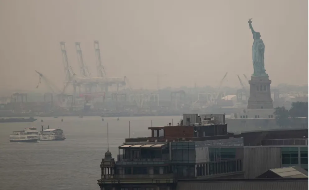 LOS INCENDIOS FORESTALES EN CANADÁ GENERAN ALERTA A DÍAS DE LA FINAL DEL MUNDIAL