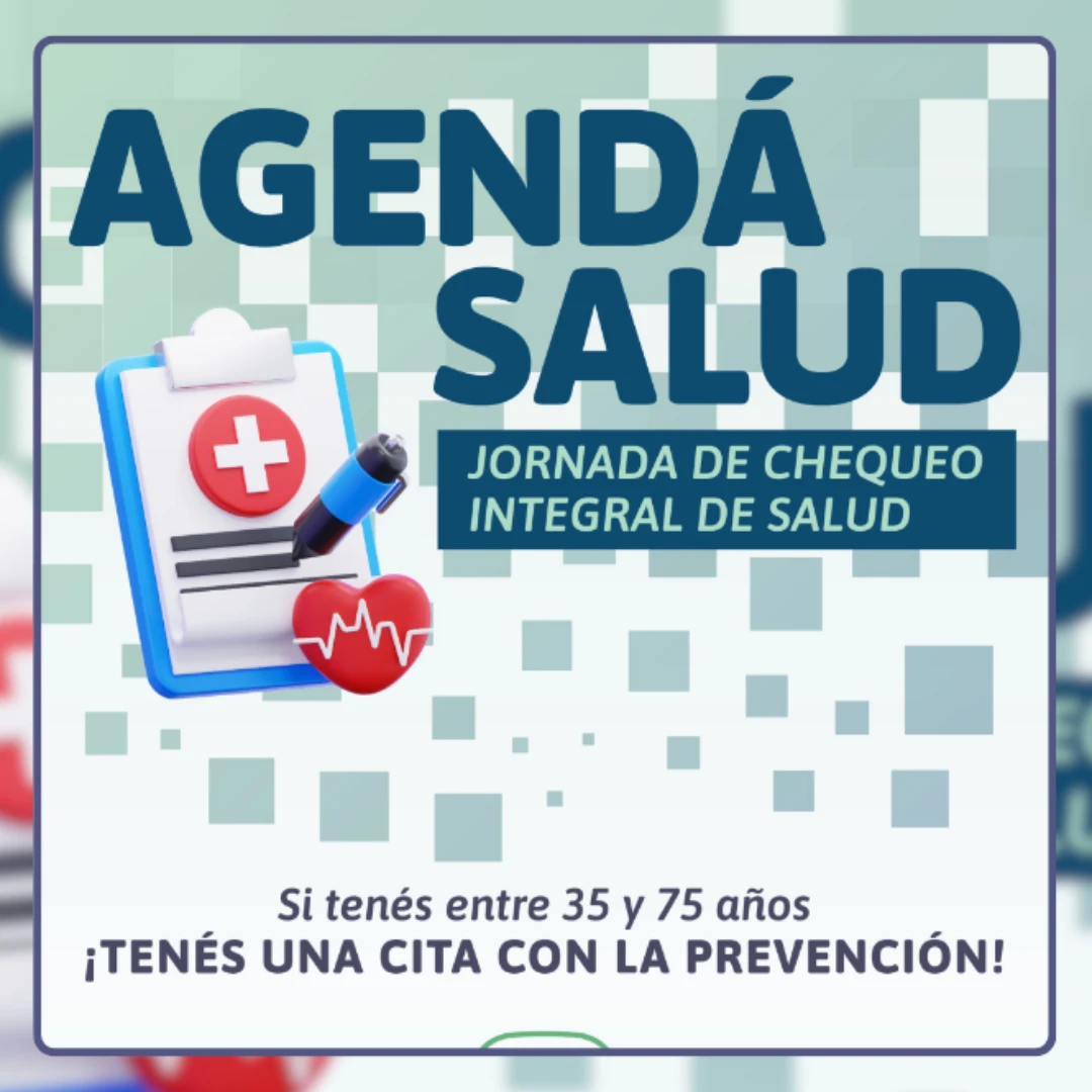 PREVENCIÓN Y DIAGNÓSTICO TEMPRANO: LLEGA UNA NUEVA JORNADA DE AGENDÁ SALUD