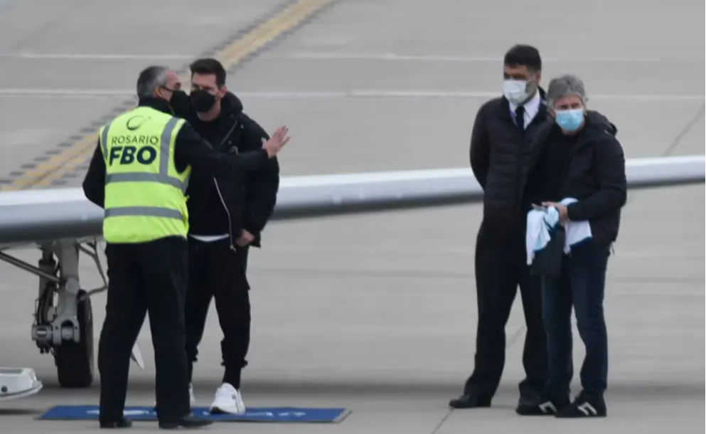 MESSI CIERRA SUS VACACIONES EN ARGENTINA Y EMPRENDE EL REGRESO A MIAMI