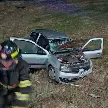VOLCÓ, QUEDÓ ATRAPADO Y TUVIERON QUE RESCATARLO EN UN DRAMÁTICO OPERATIVO