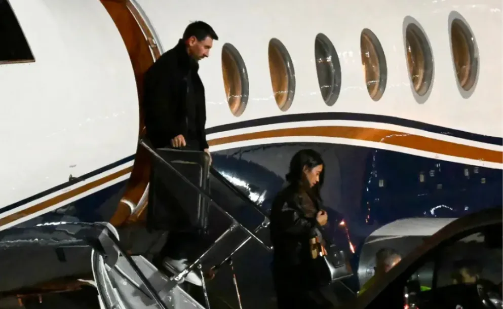 LIONEL MESSI REGRESÓ A ROSARIO PARA DESPEDIR A SU PADRE JORGE
