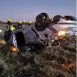 RUTA 9: CINCO JÓVENES RESULTARON HERIDOS TRAS VOLCAR EL AUTO EN SAN JERÓNIMO 
