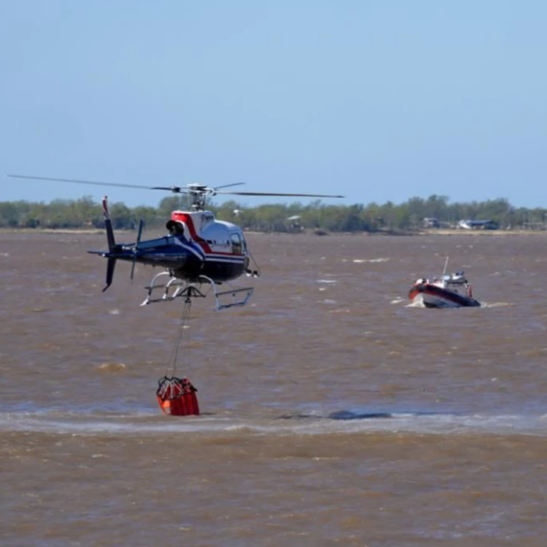 LA PROVINCIA PROBÓ CON ÉXITO SU NUEVA FLOTA AÉREA CONTRA INCENDIOS
