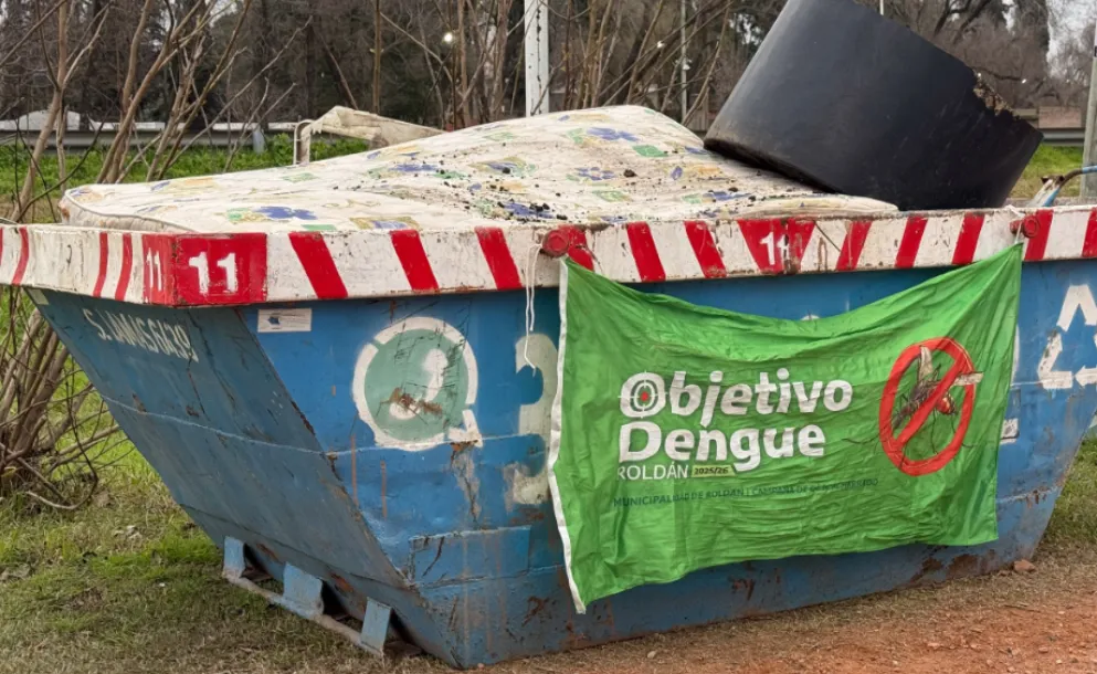 ROLDÁN ADELANTA LA PREVENCIÓN Y DESPLIEGA UNA NUEVA CAMPAÑA DE DESCACHARRADO