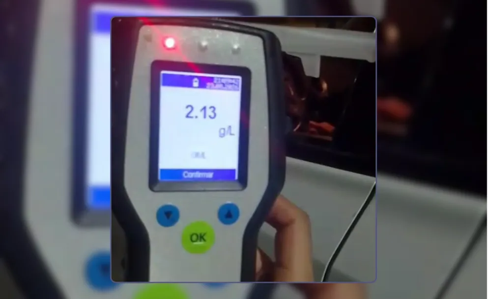 UN LLAMADO DE VECINOS DERIVÓ EN UN CONTROL QUE DETECTÓ 2,13 DE ALCOHOL