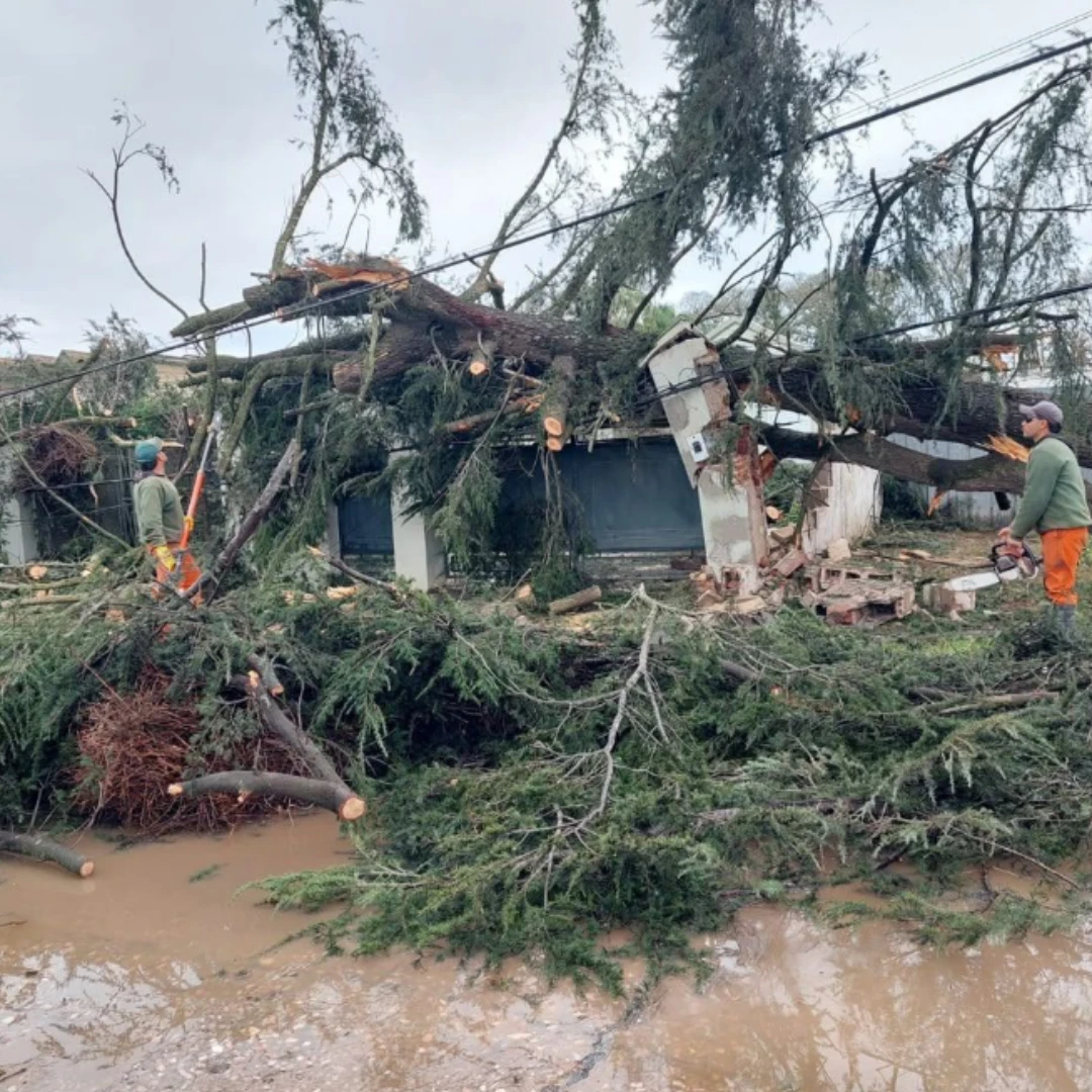 TEMPORAL EN LA REGIÓN: ASISTEN A LAS FAMILIAS AFECTADAS EN LAS ROSAS Y SAN GENARO
