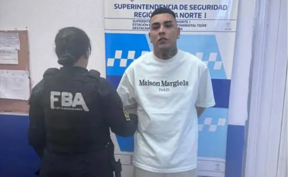 CALLEJERO FINO FUE DETENIDO EN TIGRE TRAS UN CONTROL EN EL QUE ENCONTRARON UNA PISTOLA GLOCK