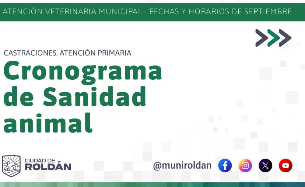 CASTRACIONES Y ATENCIÓN VETERINARIA: EL CRONOGRAMA DEL MÓVIL DE SANIDAD ANIMAL