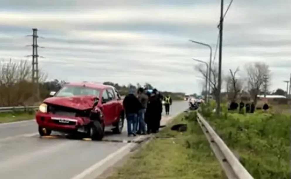  RUTA 34: UN MUERTO Y UN HERIDO GRAVE TRAS UN CHOQUE ENTRE UNA CAMIONETA Y DOS MOTOS