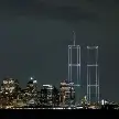 A 25 AÑOS DEL 11-S: 2.977 DRONES ILUMINARON EL PUERTO DE NUEVA YORK EN HOMENAJE A LAS VÍCTIMAS  