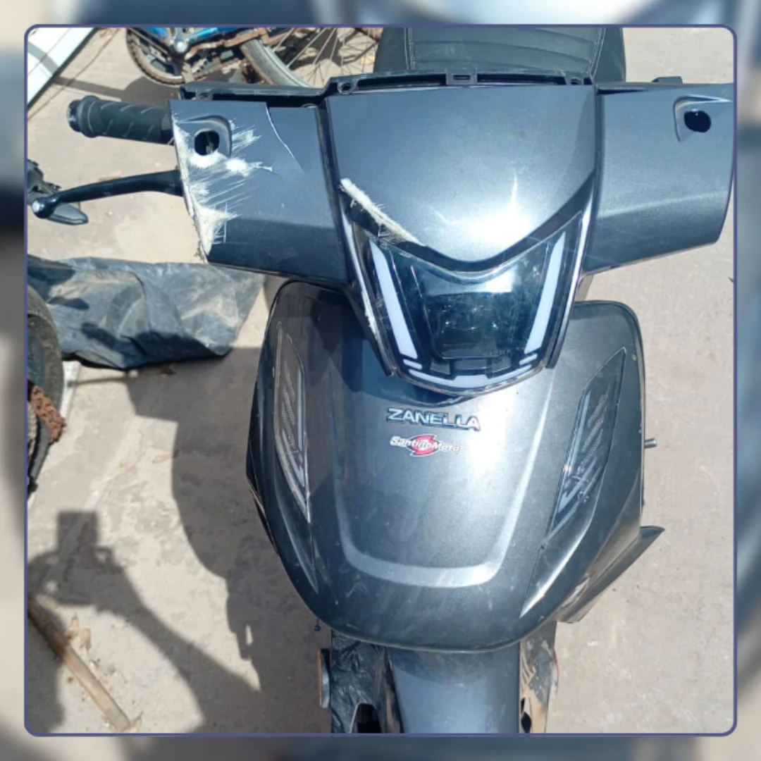 HUYÓ DE UN CONTROL POLICIAL EN MOTO, CAYÓ Y TERMINÓ APREHENDIDO