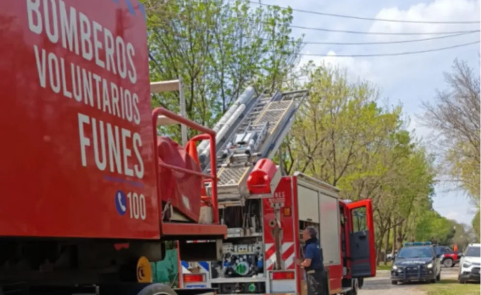 QUEMADURAS EN CARA Y BRAZOS: DOS HERIDOS TRAS UN INCENDIO EN FUNES