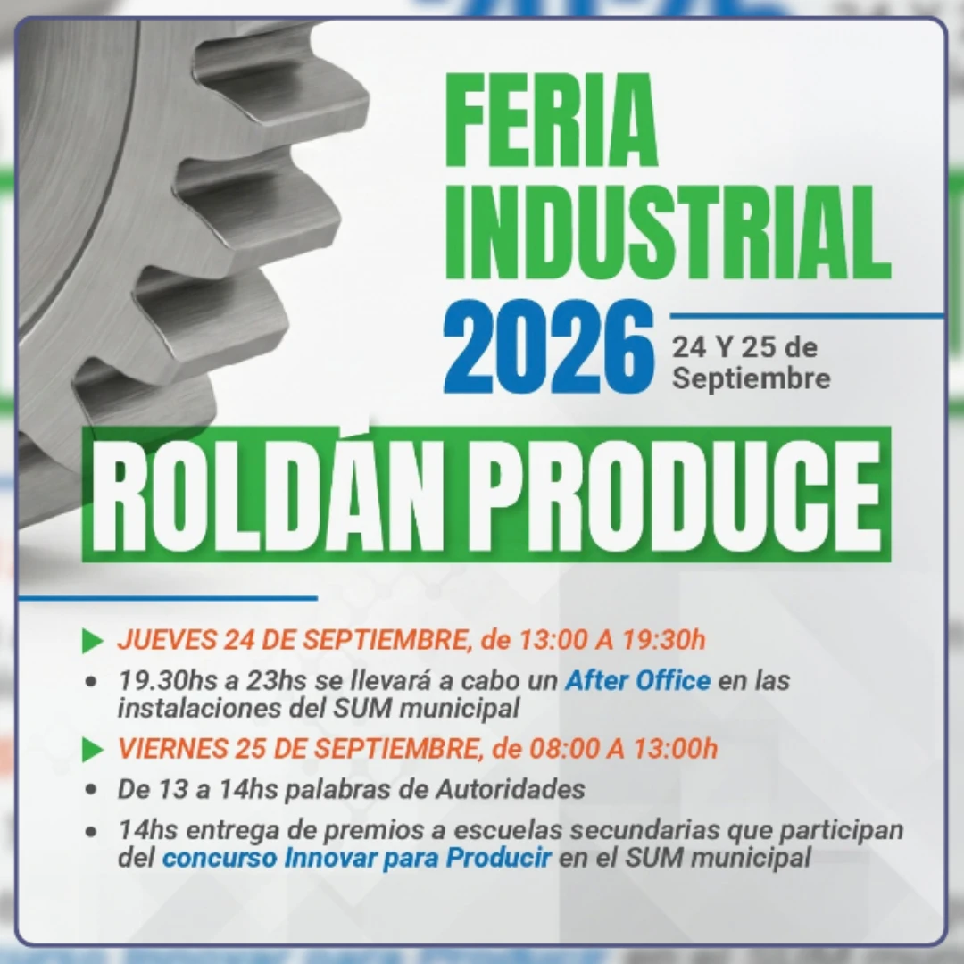 ROLDÁN PRODUCE: MÁS DE 40 EMPRESAS SE REÚNEN ESTE JUEVES Y VIERNES EN LA FERIA INDUSTRIAL