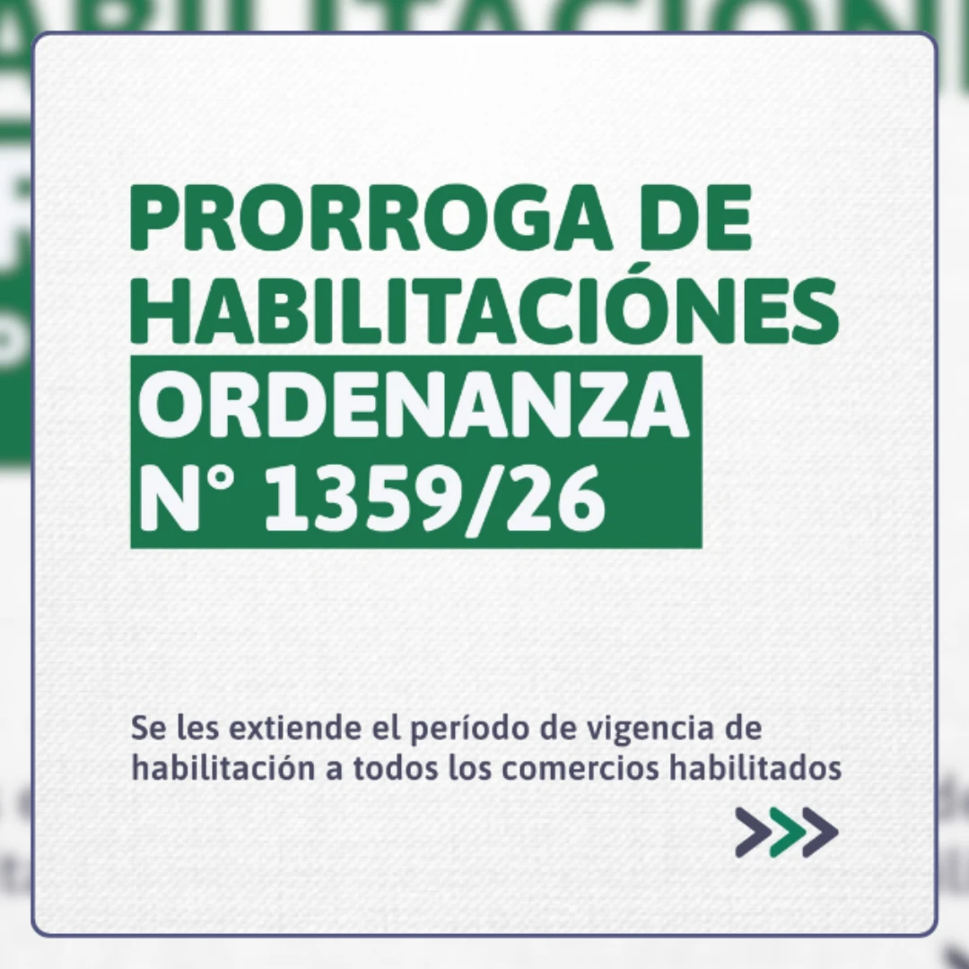 LAS HABILITACIONES COMERCIALES DE ROLDÁN SE EXTENDERÁN AUTOMÁTICAMENTE HASTA 10 AÑOS