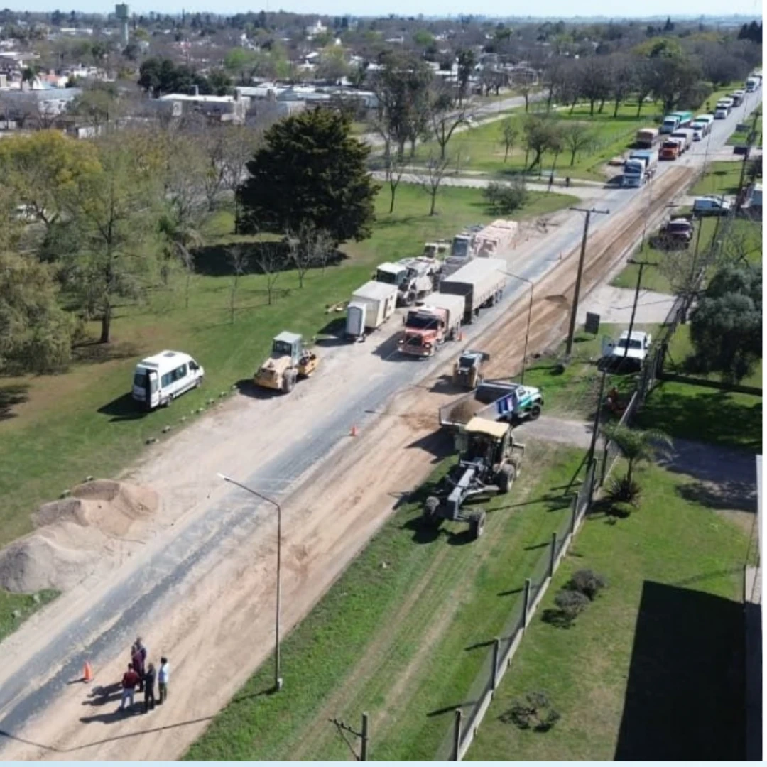 LA PROVINCIA AVANZA CON LA REPARACIÓN DE LA A012 Y OTROS CORREDORES DEL SUR