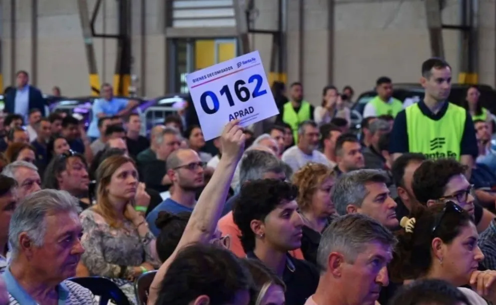 CASI 8.800 PERSONAS SE ANOTARON PARA LA SUBASTA DE BIENES INCAUTADOS EN SANTA FE