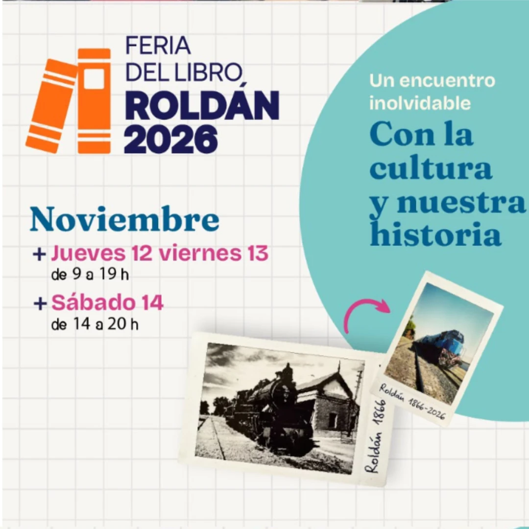 ROLDÁN SE PREPARA PARA LA QUINTA EDICIÓN DE SU FERIA DEL LIBRO EN EL MARCO DE LOS 160 AÑOS