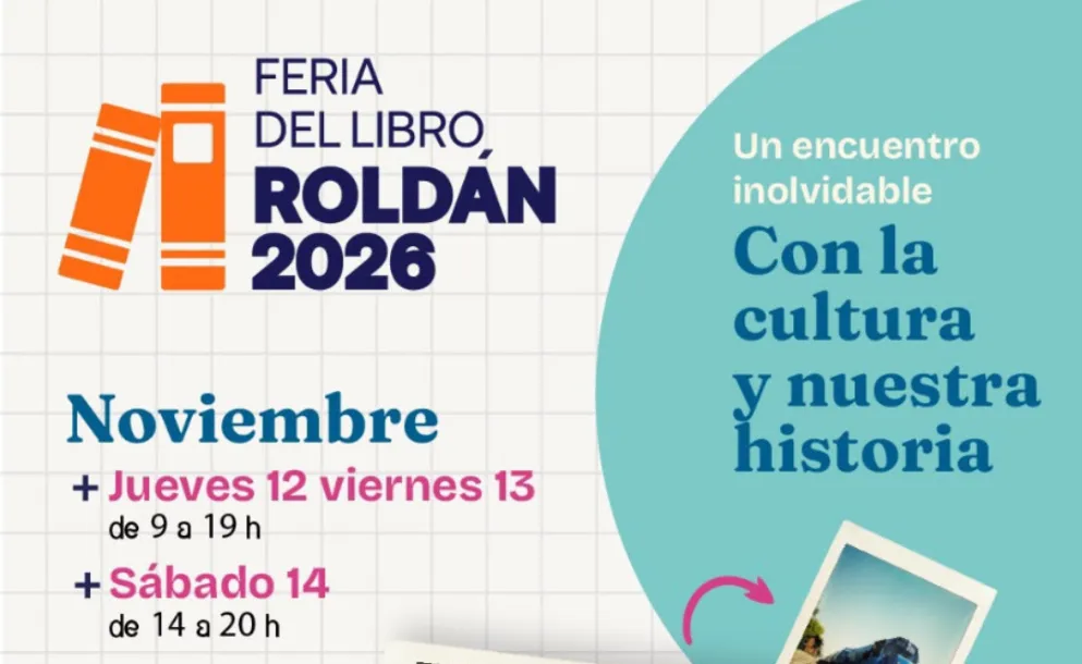 ROLDÁN SE PREPARA PARA LA QUINTA EDICIÓN DE SU FERIA DEL LIBRO EN EL MARCO DE LOS 160 AÑOS