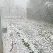 CAÍDA DE GRANIZO EN ATALIVA MUESTRA LAS CONSECUENCIAS DEL TEMPORAL EN LA ZONA