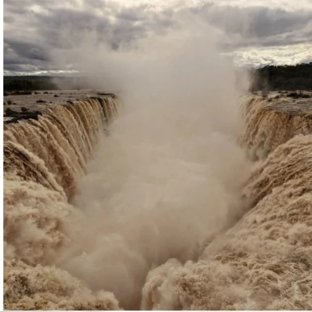 VOLVIERON A CERRAR EL CIRCUITO SUPERIOR DE LAS CATARATAS POR EL TEMPORAL EN MISIONES